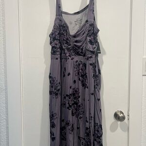 Torrid Floral Purple Dress 3X